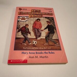 Baby-Sitters Club Mary‎ Anne Breaks the Rules #79 Ann M. Martin Vintage Book